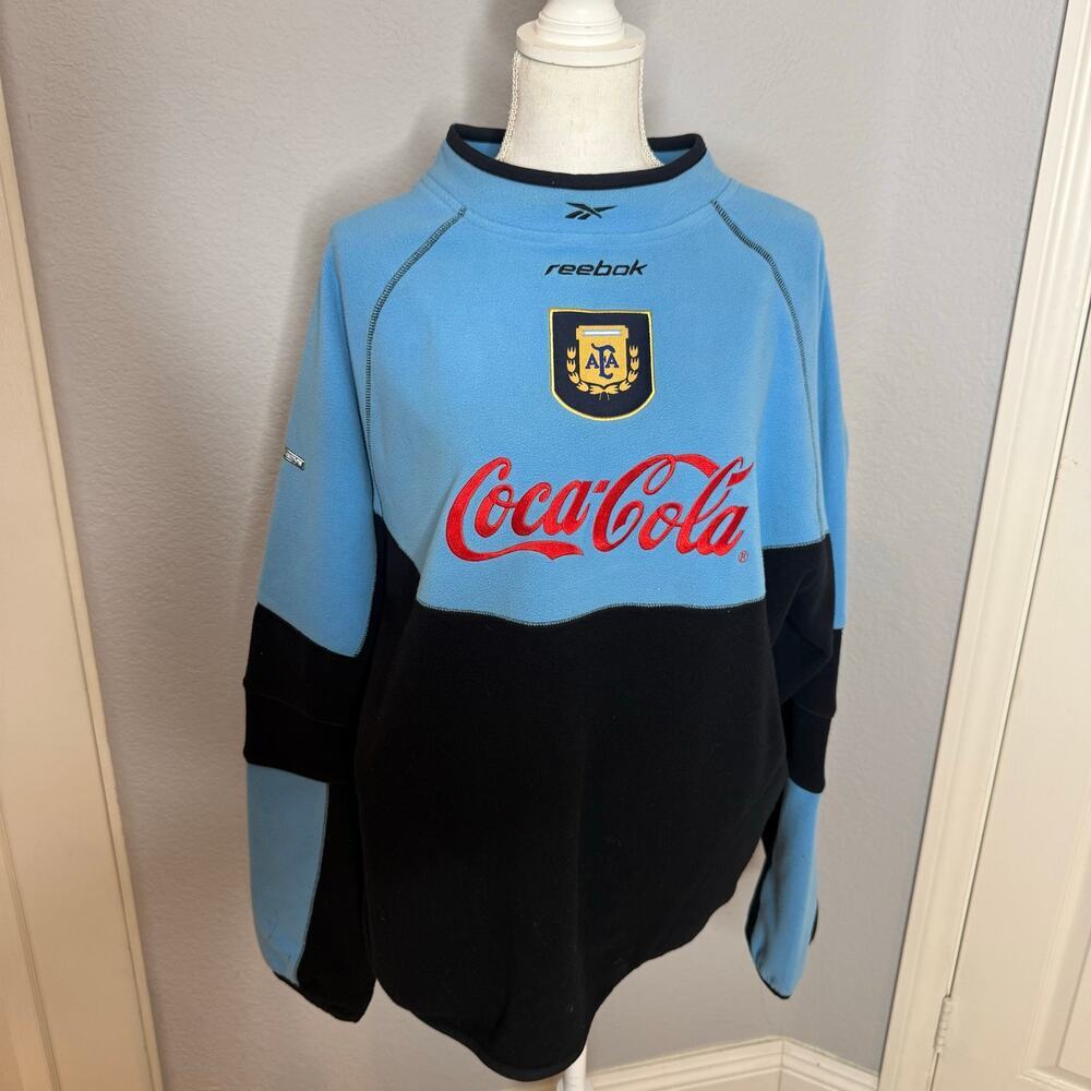 2001/02 ARGENTINA FLEECE JUMPER (L) REEBOK